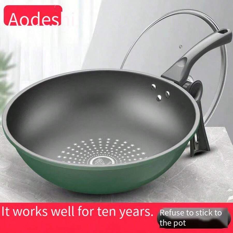 2In1 Oedersia Frying & StirFry Pan, NonStick Cooking Pot, Suitable