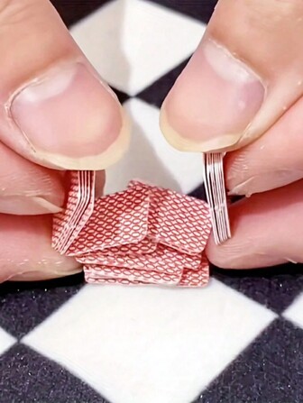 1 set/54 pzas Mini cartas de póker, juegos de fiesta, juegos de cartas multijugador, serie en miniatura, juegos interactivos, juegos de fiesta, accesorios para fiestas, regalos creativos, suministros para fiesta de cumpleaños, regalos de cumpleaños, juegos de fiesta para adultos adecuados para Halloween/Navidad/Acción de Gracias