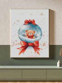 Tranh khảm kim cương 5D DIY - Phong cảnh Giáng sinh, Bộ tranh khảm kim cương Trang trí tường phong cảnh nhà - Nhiều màu - Xem 5