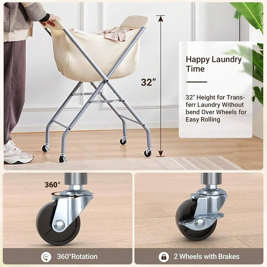 Laundry Cart With Wheels SHEIN South Africa