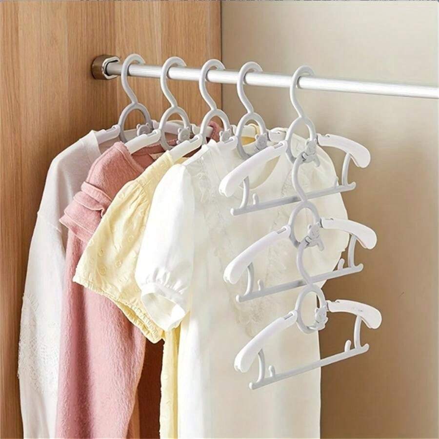 20Pack Plastic Baby Hangers UltraThin NonSlip Adjustable Infant
