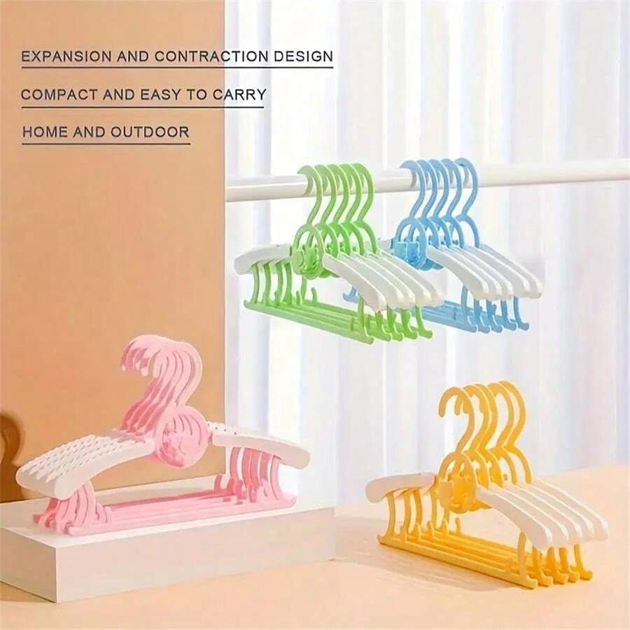 20Pack Plastic Baby Hangers UltraThin NonSlip Adjustable Infant