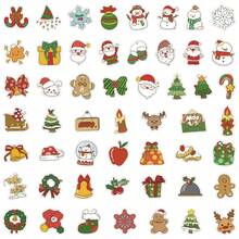 102 张圣诞贴纸乙烯基美学贴纸，适用于剪贴簿、日记、笔记本电脑、保险杠、滑板、水瓶、电脑、手机、卡通、安全帽、汽车贴纸和贴花 - 彩色 - 查看 4