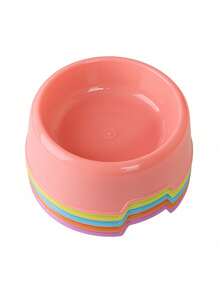 2 件装宠物用品批发塑料宠物碗狗猫食碗糖果色圆形 - 彩色 - 查看 4