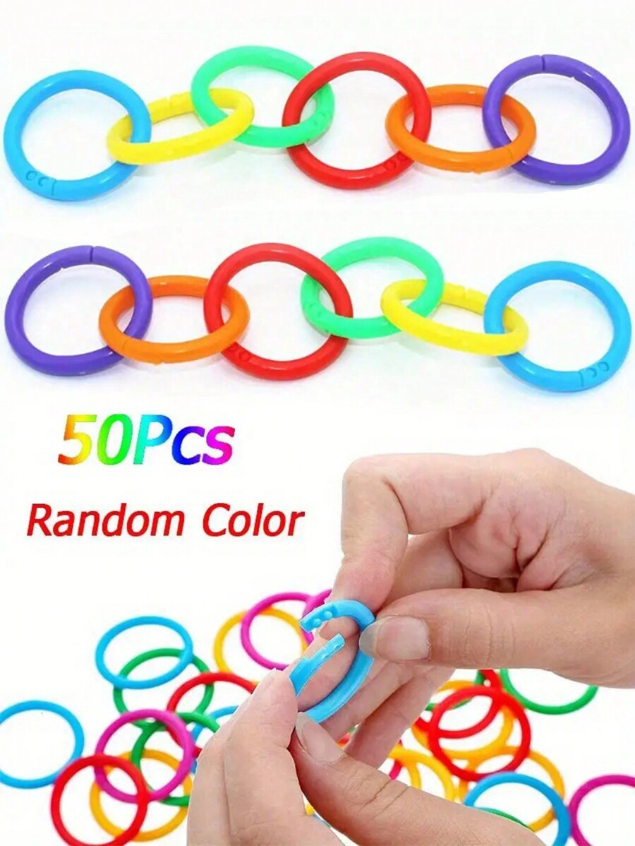 High Strength Removable Colorful LooseLeaf Rings, Dual Buckle Notebook