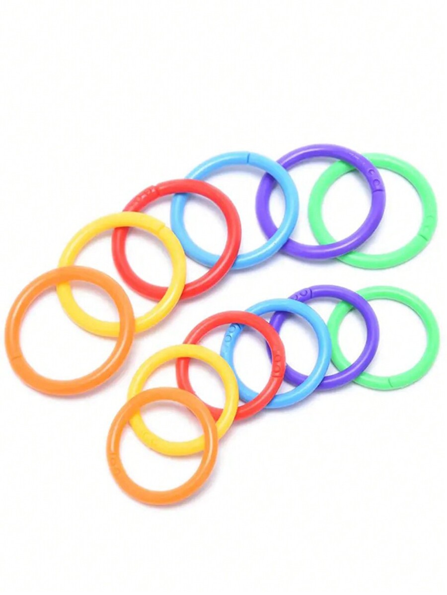 High Strength Removable Colorful LooseLeaf Rings, Dual Buckle Notebook