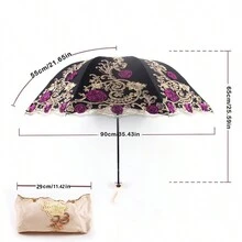 1 chiếc ô thủ công cổ điển có trang trí hoa táo gai - một miếng - Xem 2