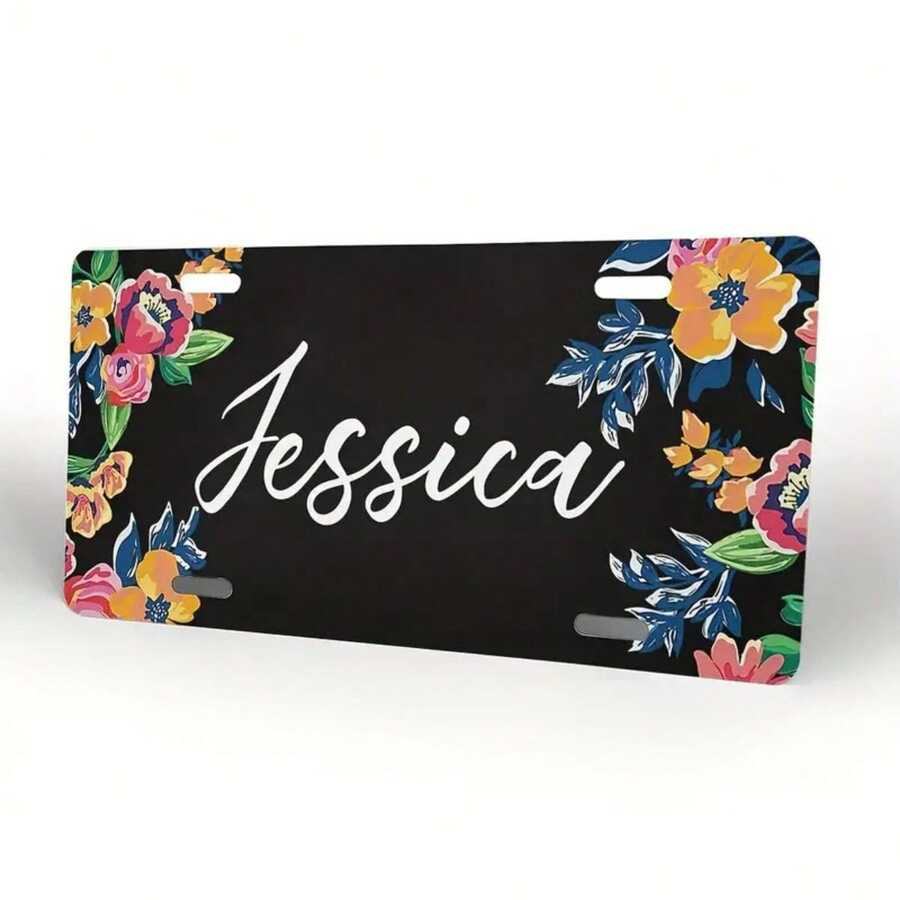 1 Pc Customized Metal Plaque Personalized Text Decoration Plate