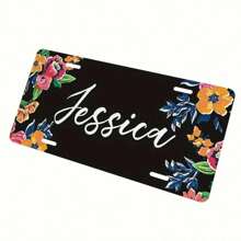 1 件定制金属牌匾 - 个性化文字装饰板，适用于家庭、车辆、办公室、工作场所 - 墙壁、家庭、咖啡厅、餐厅和酒吧墙壁装饰的完美选择 - 防尘防水，6x12 英寸婴儿淋浴家庭装饰礼物冬夜礼物返校冬季礼物创意男孩女孩情人节 - 多色12 - 查看 4