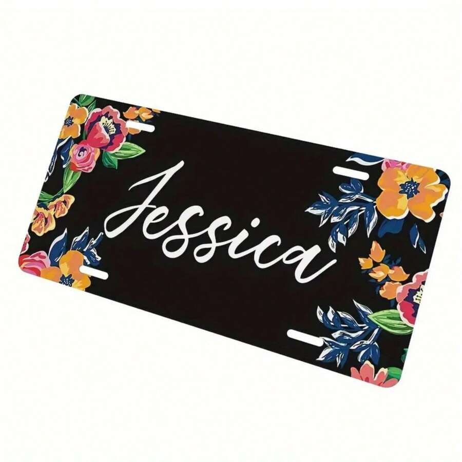 1 Pc Customized Metal Plaque Personalized Text Decoration Plate