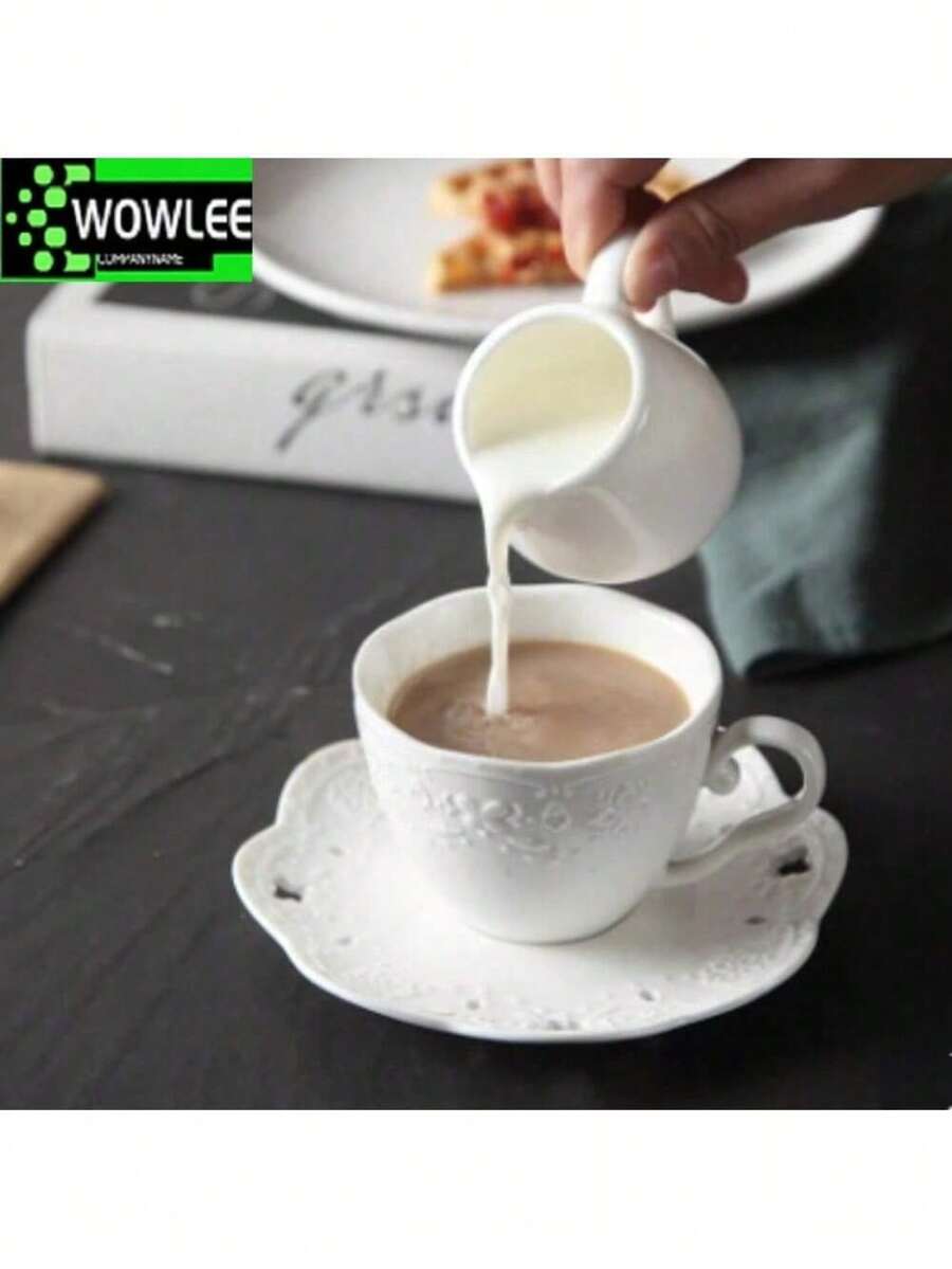 Coffeeware Ceramic Milk Jug Afternoon Tea Cafe Barista Coffee Maker