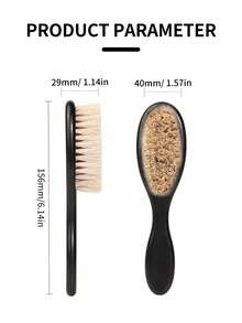 1 件装男士胡须梳、造型梳、美容刷、发刷、胡须刷 - 彩色 - 查看 12