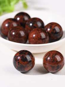 QYDCX 1 szt. Naturalna kryształowa kula, polerowana, kula wróżbiarska, dekoracja do doniczki do wnętrz, kamień równoważący energię i uzdrawiający (25 mm) - 1 szt - Zobacz 7