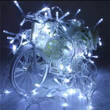 100 LED String Lights 10 Meters Christmas Lights With 8 Functions Party 110/220 - 查看 2