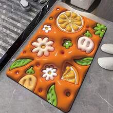 1 tấm thảm mềm chống trượt thấm hút, thảm chùi chân phòng tắm nhanh khô, thảm nhà vệ sinh, đồ trang trí phòng tắm siêu thấm hút, trang trí nhà cửa, mùa thu - Nhiều màu - Xem 4