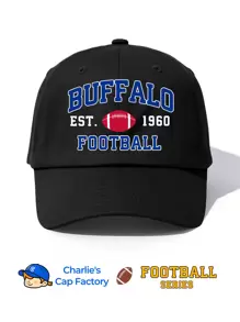 1 件布法罗比尔印花棒球帽，经典时尚，柔软吸汗带，可调节尺寸，轻质防晒防紫外线，多功能经典帽子，适合户外运动日常穿着，派对度假，送给足球迷、父亲、丈夫、朋友、家人的完美礼物 - Buffalo Bill 2 - 查看 2