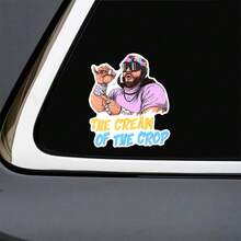 1 miếng dán Macho Man Randy Savage 5 inch - Sản phẩm tuyệt vời nhất - Miếng dán quạt đấu vật cổ điển - 5 inch/12,7 cm - Hoàn hảo cho máy tính xách tay, bình nước, ô tô, hành lý - Vinyl chống thấm nước - Hài hước văn hóa đại chúng chất lượng cao - Món quà lý tưởng cho người lớn và thanh thiếu niên - Những người giỏi nhất - Xem 9