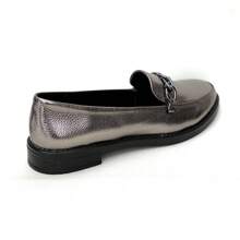 mocasines de cadena metalica para mujer seven green sg20107 - inox - Ver 3