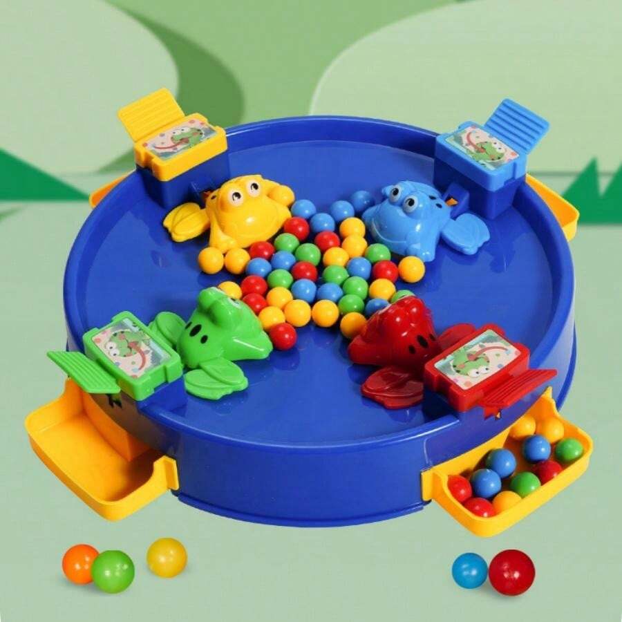 Frog Eating Beans Desktop Board Game, Family Gathering Party
