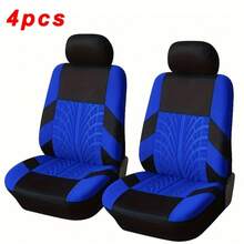 Universal Car Seat Covers - 2 Seater Set, Breathable Polyester, Split Design, Suitable For Cars, Trucks, Suvs - Hand Wash Or Dry Clean, Seasonal All Year, Filled With Foam, Made Of Polyester (PET) Fabric - Multicolor - View 8