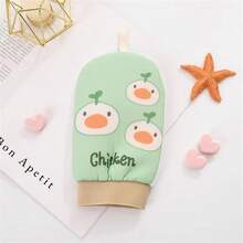 1 miếng vải tắm cho bé hoạt hình, dụng cụ hỗ trợ tắm cho bé - Nhiều màu - Xem 5