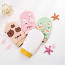 1 miếng vải tắm cho bé hoạt hình, dụng cụ hỗ trợ tắm cho bé - Nhiều màu - Xem 2
