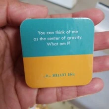 1 Set Riddle Me This Cards Game, 50 Brainteasers For The Whole Family, Family Friendly Trivia Card Game, Family Entertainment Supplies, Funny Party Games Board Games Card Games,Games Night,Card Games Family,Family Game,Table Top Games,Board Games>Over 14 Years,Games For Teens - Yellow - View 8