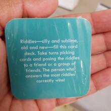 1 Set Riddle Me This Cards Game, 50 Brainteasers For The Whole Family, Family Friendly Trivia Card Game, Family Entertainment Supplies, Funny Party Games Board Games Card Games,Games Night,Card Games Family,Family Game,Table Top Games,Board Games>Over 14 Years,Games For Teens - Yellow - View 9