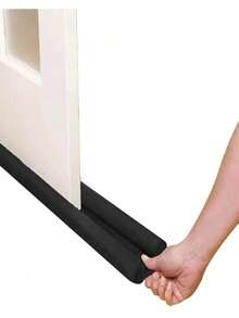 Door Seal Roller Snake Double Door Seal 80cm Against Insect Dust - 黑色 - 查看 2