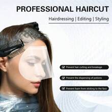 50 片/100 片一次性面膜纸，适用于理发、化妆、淋浴、防紫外线、SPA 护理以及睫毛/眼睑手术后护理 - 無色 - 查看 3