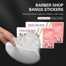 50 片/100 片一次性面膜纸，适用于理发、化妆、淋浴、防紫外线、SPA 护理以及睫毛/眼睑手术后护理 - 無色 - 查看 1
