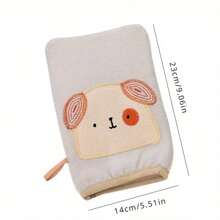 1 Găng tay tắm tẩy tế bào chết thiết kế hình động vật dễ thương - Khăn tắm tẩy tế bào chết mềm mại hai mặt không mùi dùng để tẩy tế bào chết cho da - Đồ dùng tắm cho trẻ sơ sinh/trẻ nhỏ - Nhiều màu - Xem 2