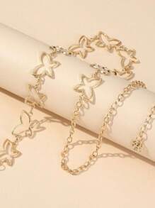 Women Belts - 金色 - 查看 1