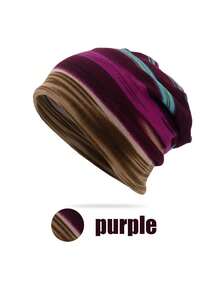 1 chiếc mũ len chui đầu cầu vồng mùa thu đông giản dị mới của Hàn Quốc thời trang mũ ba công dụng mũ ấm tháng mũ xoắn mũ len chui đầu yếm in sọc mũ đa năng mùa thu đông in họa tiết cà vạt mũ ấm dành cho nữ mũ len beanie hip hop dành cho cả nam và nữ mũ len mùa thu đông ấm áp mùa thu xuân dành cho nữ mũ thể thao ngoài trời mũ len beanie hoa giản dị mũ len beanie in sọc mũ đa năng - Nhiều màu - Xem 14