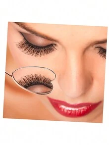 1 Gương nối mi hình trái tim bằng thép không gỉ - Hoa hồng vàng - Xem 4