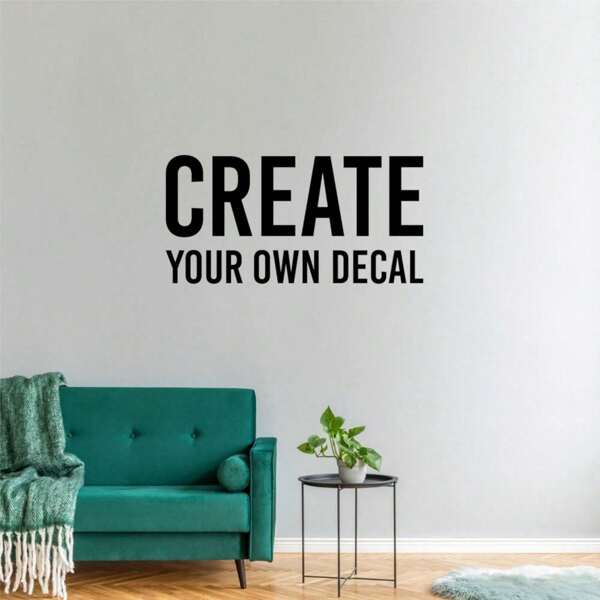 Custom Vinyl Wall Decals - Personalized Quote Stickers - 30cm To 180cm - Choose Your Own Font And Colour- Wall Decoration Gifts, Valentine Day, Valentine Day Decor Birthday Graduation,Multi-Functional,Durable,Ornamental,Reusable,Exquisite,Stylish,High-Quality,Colorful,Modern,Custom,Personalized,Unique,Ideal Gifts For Him,Ideal Gifts For Her,Boyfriend,Dad,Girlfriend,Mom,Family,Friends,Tea Room,Home,Garden,Office,For Anniversaries,For Valentine's Day,For Mother's Day,For Birthdays,For Father's Day,For Graduation,For Weddings,For Housewarming,Slow Summer Living Home Decor Back To School Room Decor School Supplies
