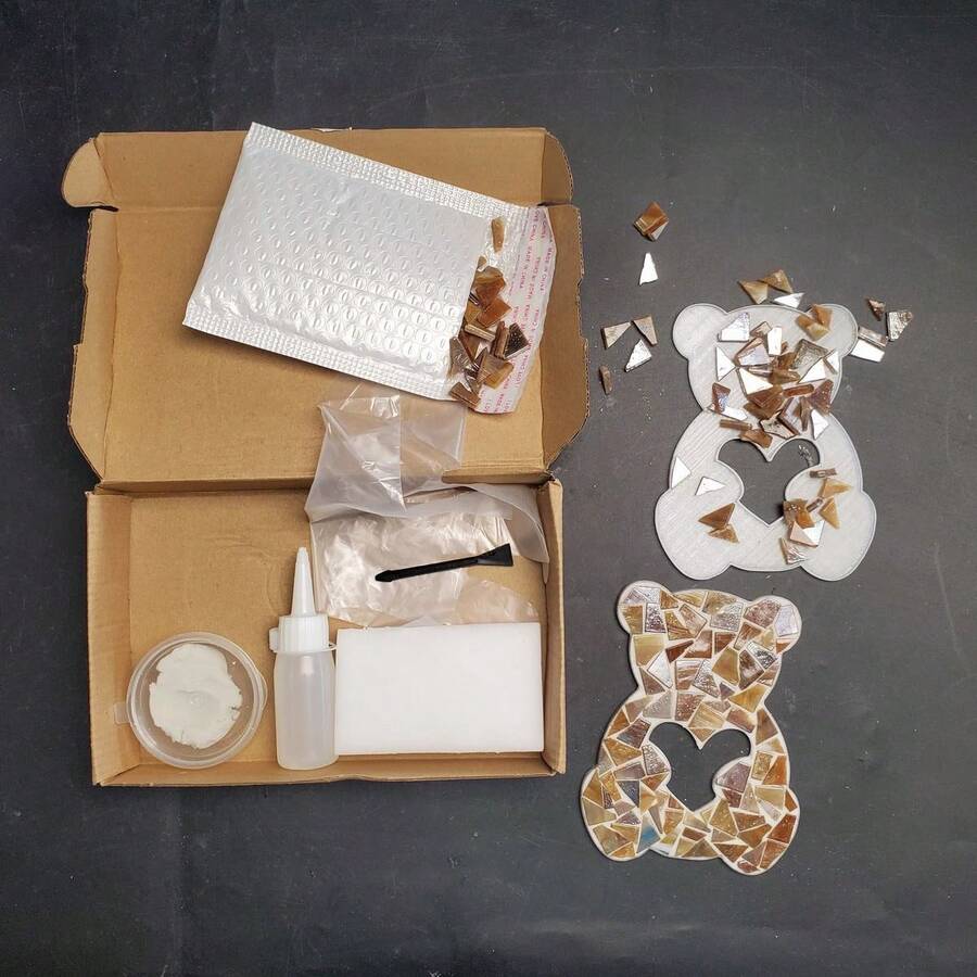 Mosaic DIY Art Kit At Home With Glass Tiles SHEIN USA