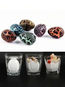 Random Assortment - Easter Dinosaur Eggs, Dinosaur Egg Toys That Hatch And Grow In Water, Easter Basket Science Kit, Novelty Toy, Easter Gift, Includes Various Color Dinosaur Eggs That Hatch & Grow - Multicolor - View 6