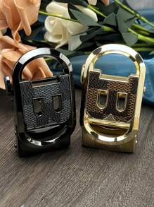 1 Stück automatische Schnalle mit goldenem Buchstaben B Aufkleber Leder Gürtel mit Litchi Streifenmuster, hochwertig & luxuriös, geeignet für Party oder Business Lässig Herren Sommer, Schule Lässig, Business, Freund Ehemann Vater Herren Geschenk, Alltag, Mode, Teenager, Outdoor, Urlaub, Sport, Reise, Straße, Boho, Vintage Herbst, Herbst-Winter Accessoires, geeignet für Teenager, Jugendliche, Herren, Lässig, Outdoor, Sport, Urlaub, Abschlussgeschenke, Geburtstag, Alltag