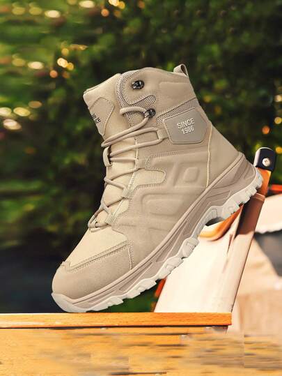 秋季高帮百搭靴、工作靴、运动鞋、户外徒步保暖雪地靴、男士减震靴