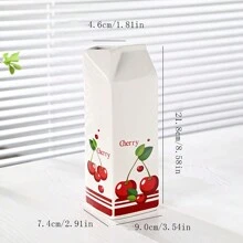 1 chiếc bình đựng sữa bằng gốm, bình đựng dâu tây để bàn trong nhà, kiểu bình đựng sữa độc đáo, trang trí ngoài trời - Nhiều màu - Xem 8