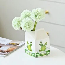1 chiếc bình đựng sữa bằng gốm, bình đựng dâu tây để bàn trong nhà, kiểu bình đựng sữa độc đáo, trang trí ngoài trời - Nhiều màu - Xem 5