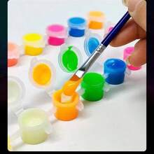 1 peça de tinta luminosa superolefina que brilha no escuro, revestimento luminoso líquido fluorescente à base de água, à prova d'água, volta às aulas, material escolar