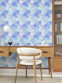 1 卷彩色几何简约图案儿童房装饰壁纸，自粘防水自粘贴纸，可撕下并粘贴，适用于儿童房卧室、幼儿园墙壁美化柜台家具改造翻新，三种尺寸可选：11.81 * 47.24、11.81 * 94.49、11.81 * 141.73 英寸 - 彩色 - 查看 5