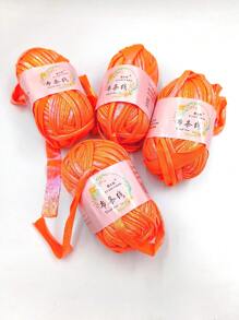 4pcs DIY Faux Leather Fabric Strips, Suitable For Crochet And Knitting - Total Weight 14.1 Oz (Approx. 390g/3.53oz), Length 36 Yards, Ideal For Making Bags, Blankets, Pillows And Rugs - Unique Metallic Colors, Polyester - Multicolor - View 33