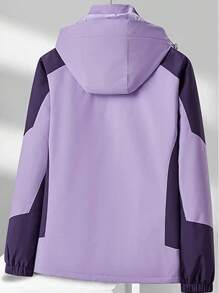 Women's Outdoor Windbreaker Jacket, Thicken Suitable For Hiking, Camping, Outdoor Work