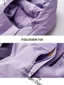 Women's Outdoor Windbreaker Jacket, Thicken Suitable For Hiking, Camping, Outdoor Work