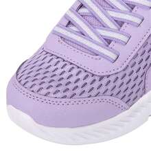 Skechers 儿童女孩熊猫魔术贴运动鞋 - 薰衣草色 - 查看 3