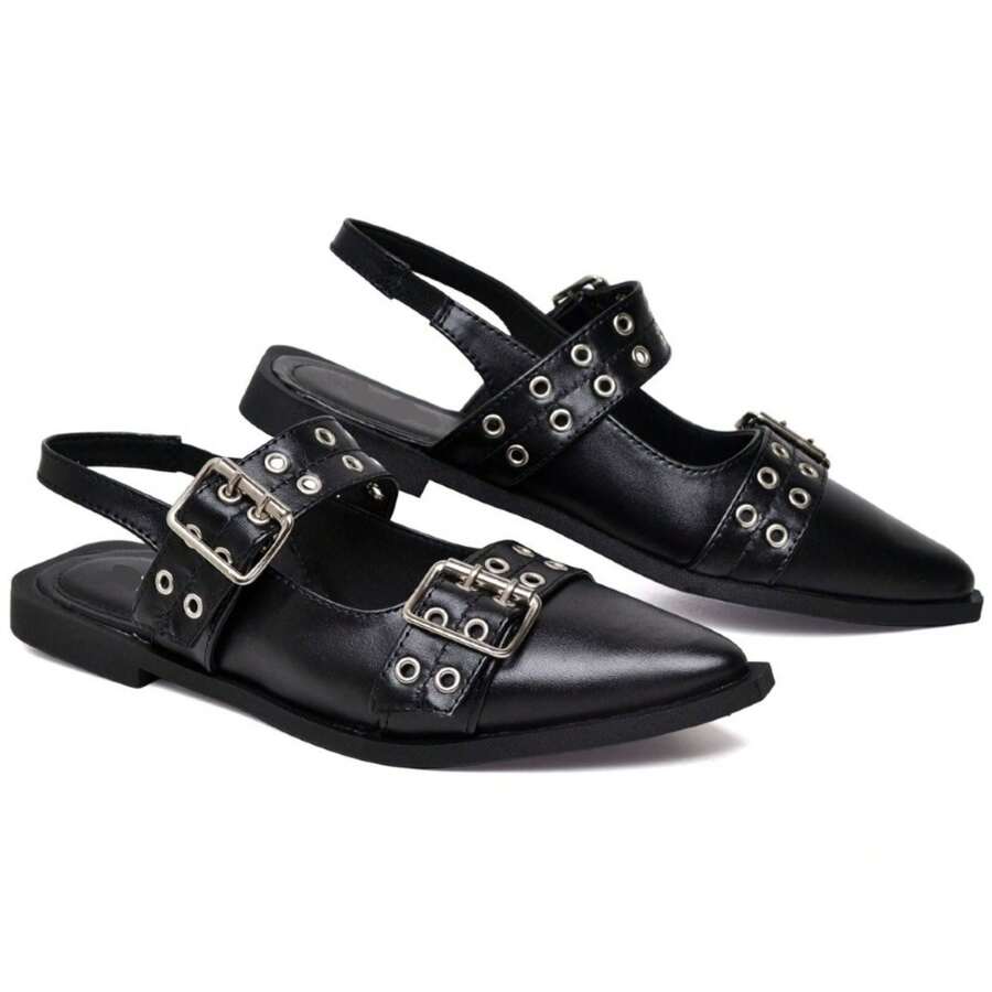 Women's Slingback Sneakers "MAJU" Super 2024 - 黑色 - 查看 1