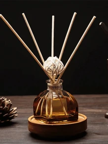 1pc 50ml Air Freshener With 5 Scented Sticks, Suitable For Bathroom Deodorizing, Bedroom Fragrance, Home Decor, Glass Bottle, Rectangular Shape, Feather-Free, Long-Lasting Fragrance Essential Oil, Excellent For Odor Elimination,Aromatherapy,House Freshener,Diffuser,Gift,Home Decor - Multiple Models - View 5